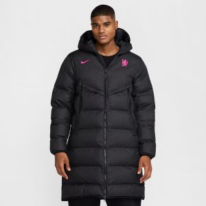 Nike Parka de foot à capuche Storm-FIT Chelsea FC Strike Windrunner PrimaLoft pour homme - Noir - Taille M - Male