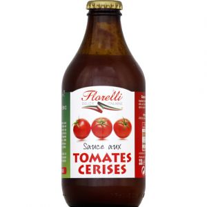 Image de Florelli Sauce aux tomates cerises - La bouteille de 330g