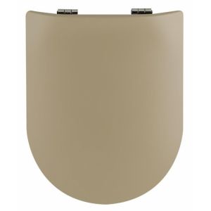 Olfa Abattant WOOD Slim Ficelle - Descente assist&eacute;e