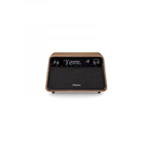 Sangean Radio Reveil Vintage Dab+, Bluetooth, FM, Auxillaire In. Coffret bois Walnut