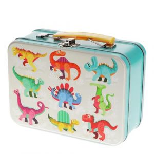Boîte de rangement en fer Rex London Dinosaures