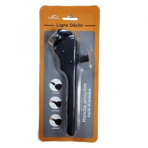 Crealys 523580 Poignée amovible pour poêle, casserole, wok, sauteuse des gammes DECLIC NEW - L 18,5 cm