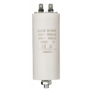 Fixapart Condensateur 20.0uf / 450 v à Cosses Condo démarrage 20mf