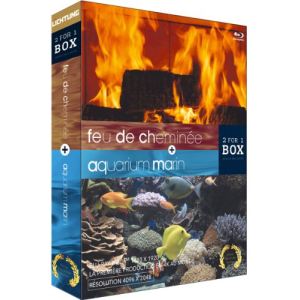 Image de Coffret L'Aquarium marin + Feu de chemin&eacute;e