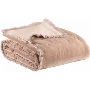 Vivaraise Plaid uni Fara - PINK