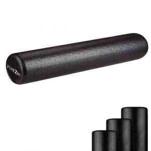 Vivezen - Rouleau de yoga, fitness en mousse EPP haute densité - Noir - Plusieurs tailles disponibles