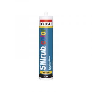 Soudal Mastic silicone couleur - silirub color mastic silicone silirub color rouge pourpre (ral 3004) non manuelle silicone neutre multi-supports, béton/maço