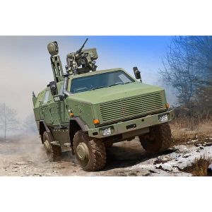 Maquette v&eacute;hicule militaire : V&eacute;hicule de reconnaissance prot&eacute;g&eacute; DINGO 2 (PRV) - 1/35