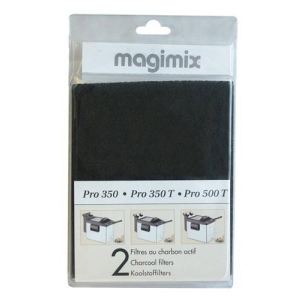 Magimix 17027 - Lot de 2 filtres au charbon actif pour les friteuses Pro 350, Pro 350 T et Pro 500 T