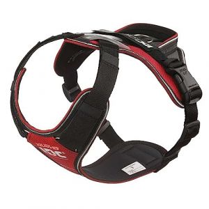 Julius-K9, Harnais IDC Longwalk, Rouge-Gris, Taille: XS