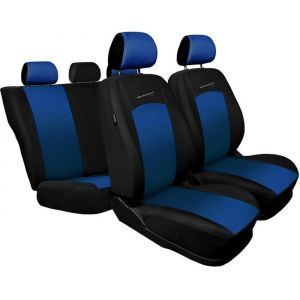 Mossa S-BL Noir Bleu - Housses de sieges universelles compatibles avec RENAULT TWINGO 1 2 3 I II III PU9768