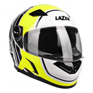 Image de Lazer Casque intégral Bayamo Race Spirit jaune/blanc - XL