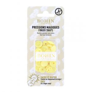 Pressions magiques 13mm jaune x8