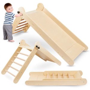 Toboggan Enfant - Mamabrum - Bois Pliable - &Eacute;chelle S&ucirc;re - Int&eacute;rieur