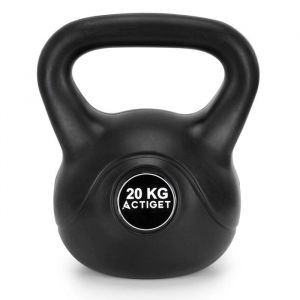 Kettlebell D'exercice, Halt&egrave;re De 20 Kg, Kettlebell D'entra&icirc;nement Abs, Boule Noire