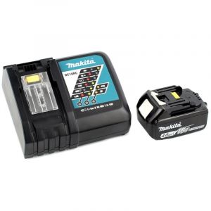 Image de Makita DJR 188 RM1J 18 V Brushless Li-ion Scie récipro sans fil avec Coffret de transport Makpac + 1x Batterie BL 1840 4,0 Ah / 4000 mAh + Chargeur DC 18 RC