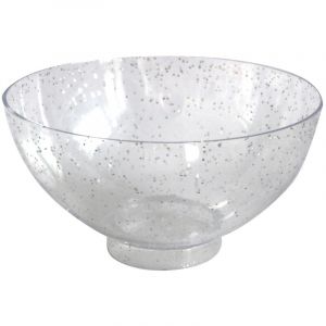 Verrines reutilisables paillette argent