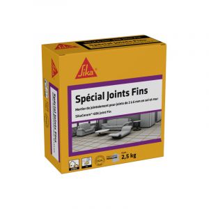 Sika Mortier joints carrelage intérieur et extérieur Ceram-606 Joint Fin - Beige - 2,5kg - Beige