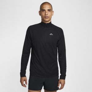 Nike Haut Running Dri-fit Trail Midlayer Hz - Noir/blanc, pointure X-Large - ['Noir'] - Taille X-Large