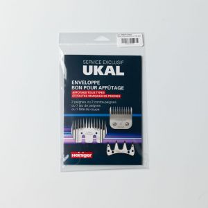 Ukal Accessoire pour tondeuse enveloppe bon d’affûtage