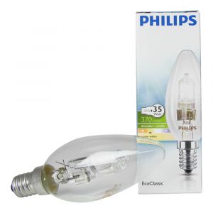 Philips ECOCLASSIC30 B35 28W E14 clear candle 2000h