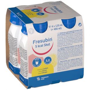 Fresubin 5 Kcal Shot Citron Flacons 4x120ml