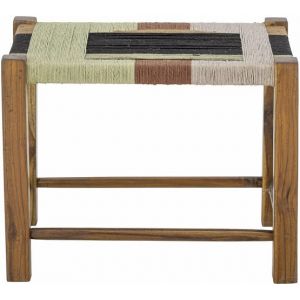 Image de Bloomingville Tabouret tissé en bois et jute - Verde