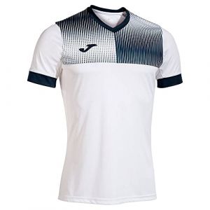 Joma Eco Supernova T-Shirt, Blanc/Bleu Marine, S Homme