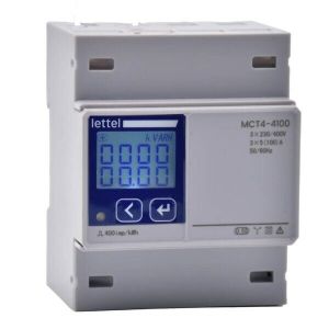 LETTEL - Compteur d'énergie multi-mesures triphasé 100A direct - Communication Modbus - MCT4-3100