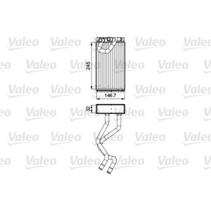 Valeo Radiateur de chauffage pour NISSAN: Navara, Murano (Ref: 811547)