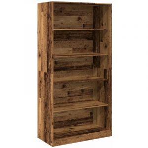 Image de VidaXL Garde-robe vieux bois 100x50x200 cm bois d'ing&eacute;nierie, armoire de rangement, organisateur de garde-robe, armoire, placard