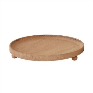 Oyoy living Inka Wood Tray Round Large - Dark (L300223)