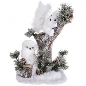 Ptit Clown Animaux de la forêt 32cm (x1) REF/22851 (Décoration d'intérieur de Noël)