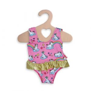 Heless Maillot de bain licorne poupée licorne rose 35-45 cm