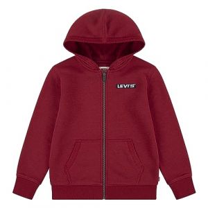 Levi's Lvn Boxtab Full Zip Sweat à Capuche Garçon, Rhythmic Red, 5 Ans