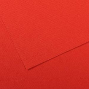 Image de Canson Feuille mi-teintes A4 160g - coquelicot n°506