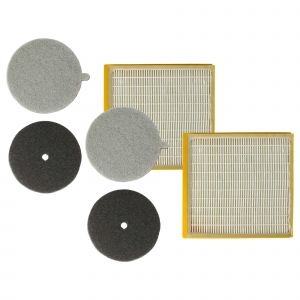 Vhbw 2x filtre HEPA, 2x filtre pr&eacute;-moteur, 2x filtre protection moteur compatible avec Hoover TS2266 011, TS2308 001, TS2351, U27 Sensory aspirateur
