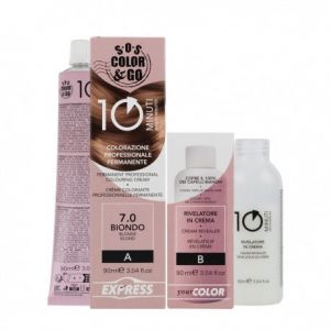Alama Set Coloration Professionnelle Permanente En 10 Minutes - 7.0 Blond