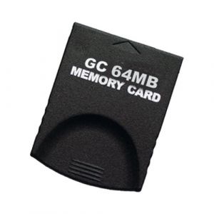 Image de Madrics Memory Card - Module M&eacute;moire Flash - 64 Mo - Carte M&eacute;moire Nintendo Gamecube - Noir - Pour Nintendo Gamecube; Nintendo Wii