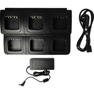 Vhbw Chargeur de batterie compatible avec Motorola DP-2400, DP2400, DP2600, DP2000 batterie de radio, talkie walkie (station) - 15 v, 7 a