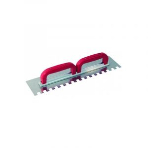 Taliaplast Sofop Platoir à colle inox 49x11,5 dents 15x15mm 2 poignées