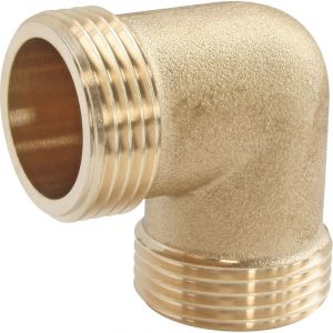 Somatherm Coude laiton double Mâle 20/27 (3/4") lot de 2