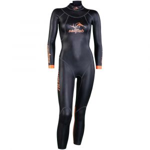 Sailfish Atlantic 2 Wetsuit Women, noir/orange S Combinaisons néoprènes