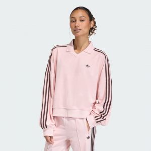 Adidas Polo TERRY TOWEL V NECK LONG SLEEVES