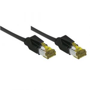 Câble RJ45 CAT 7 S/FTP a connecteurs CAT 6a - Noir - (7,5m)