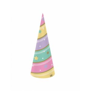 8 Cornes Licorne Rainbow Pastel