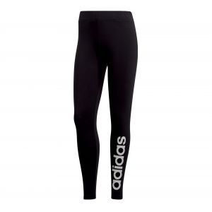 Adidas W E Lin Tight Pantalons de Compression Femme, Noir/Blanc, FR : M