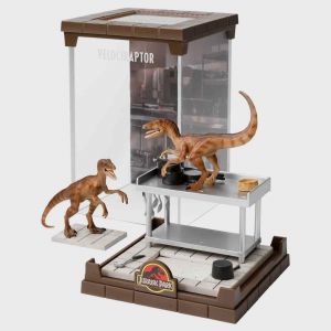 Image de The Noble Collection Jurassic Park Creature - Diorama Velociraptors 18 Cm