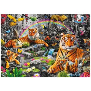 Educa Puzzle 1500 pièces : Jungle Radieuse