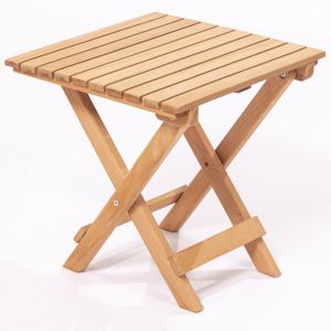 Cotecosy Ctcosy - Table basse de jardin Purrault Bois massif clair - Bois clair